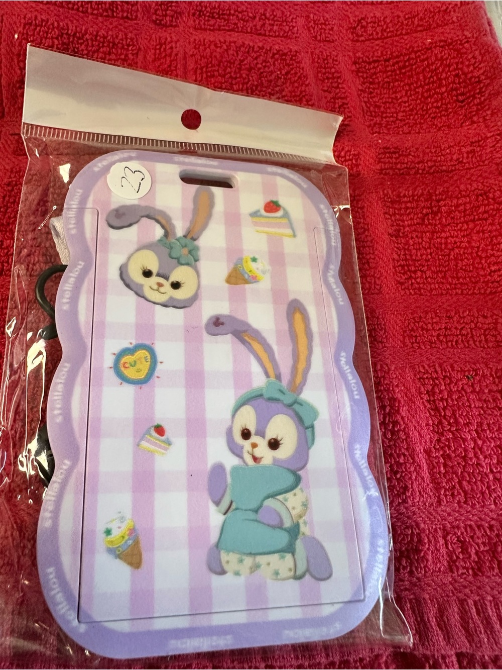 Kids Lavender Bunny Tag with Cute Character Design - Unbranded